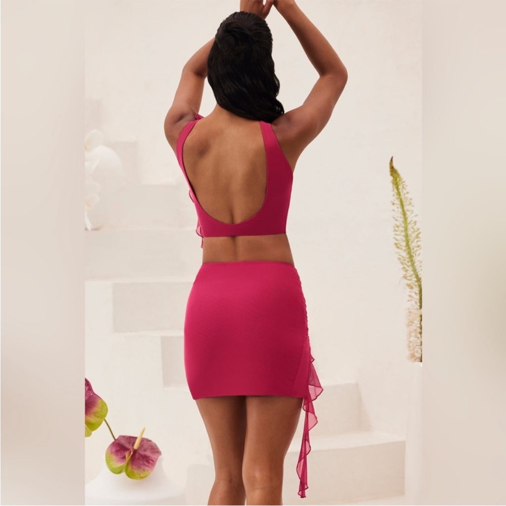 Oh Polly Pink Skirt Set - Picture 2 of 4